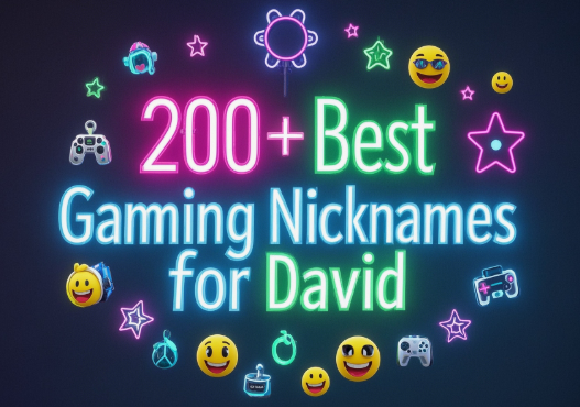 200+ Best Gaming Nicknames for David