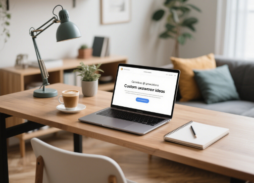 Modern workspace inspiring creative custom username ideas.