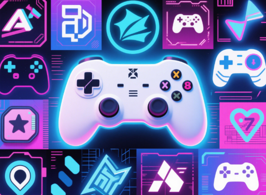 Collage of gaming icons and digital elements symbolizing diverse gaming styles.