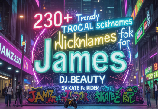 230+ Trendy Social Nicknames for James