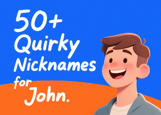 50+ Quirky Nicknames for John