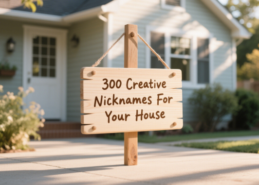 300 Creative Nicknames For Your House
