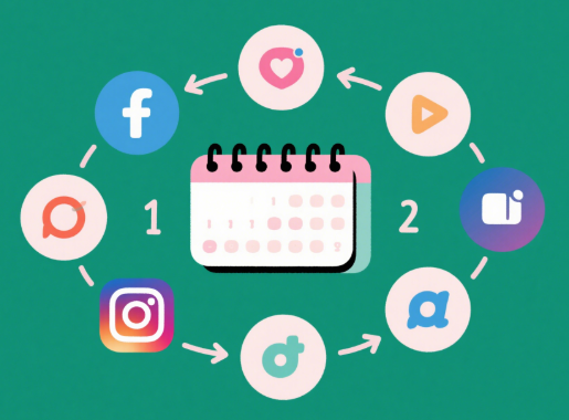 Illustration of a countdown calendar and social media logos, symbolizing an upcoming username change
