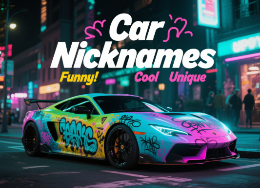 200 Catchy Car Nicknames: Funny, Cool, Cute & Unique Ride Names