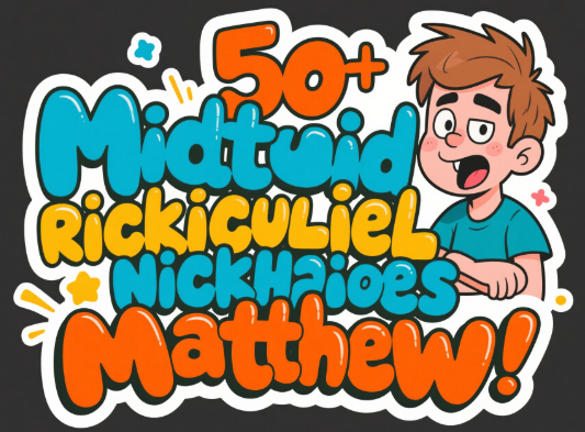 50+ Ridiculous Nicknames for Matthew