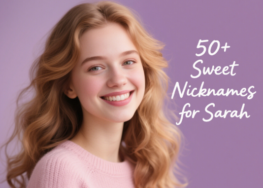 50+ Sweet Nicknames for Sarah