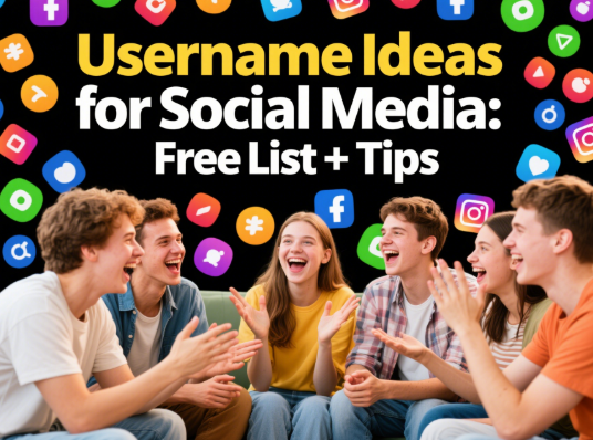Username Ideas for Social Media: Free List + Tips