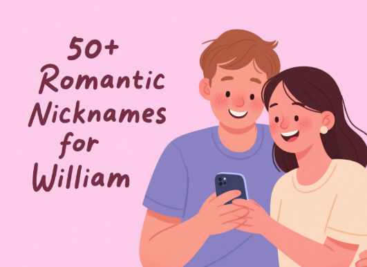 50+ Romantic Nicknames for William
