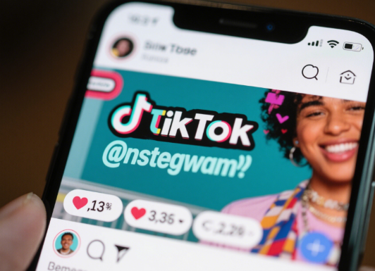 TikTok profile with unique username gaining engagement and attention