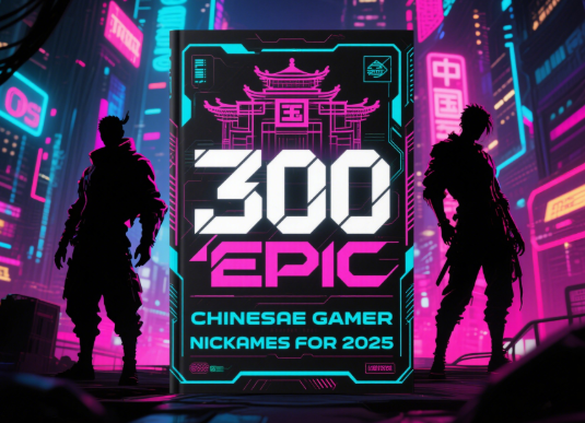 300 Epic Chinese Gamer Nicknames for 2025