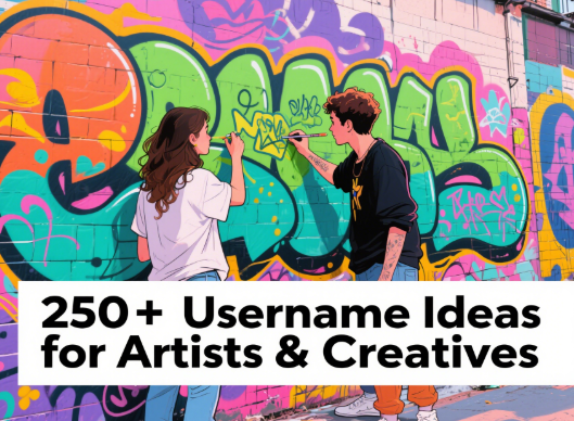 250+ Username Ideas for Artists & Creatives