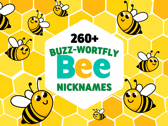260+ Buzz-Worthy Bee Nicknames