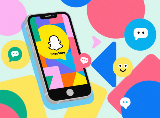 Cartoon-style collage of floating username labels with confetti on vibrant background