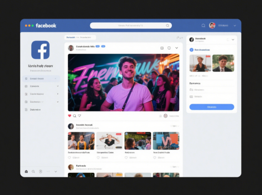 An example of a Facebook profile with an optimized username and engaging cover photo