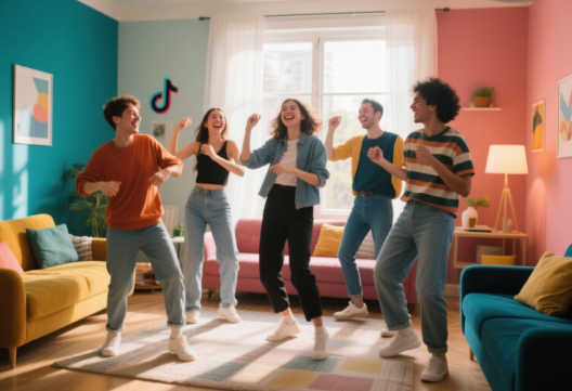 Fun and catchy TikTok vibes with friends