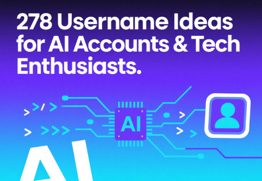 278 Username Ideas for AI Accounts & Tech Enthusiasts