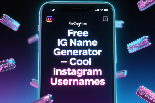 Free IG Name Generator – Cool Instagram Usernames