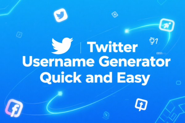 Twitter Username Generator Quick and Easy