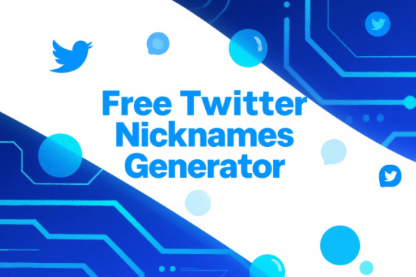 Free Twitter Nicknames Generator: Find Your Perfect Handle Vibe