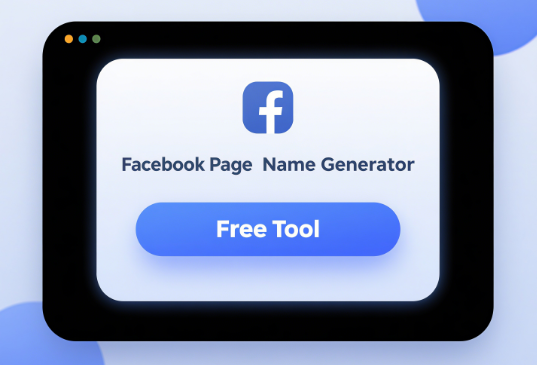 Facebook Page Name Generator Free Tool