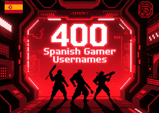 400 Spanish Gamer Usernames