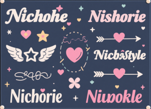 Nickname styles with symbols