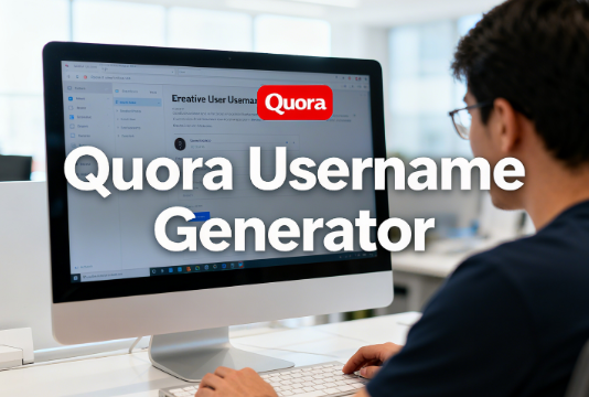 Quora Username Generator for Creative Profile Ideas