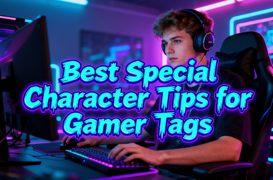 Best Special Character Tips for Gamer Tags