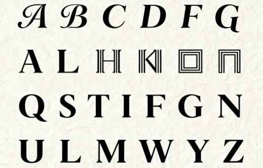 Decorative symbols and stylish fonts for creative nicknames